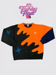 Upcycled Nike Patchwork Sweatshirt