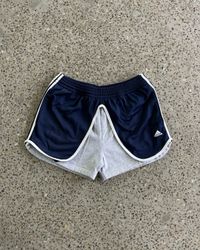 Upcycled Nike Adidas Layered Track Shorts