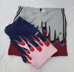 CR8945 UPCYCLED MIX BRANDED SHORTS