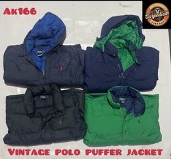 Vintage polo puffer jacket ak166
