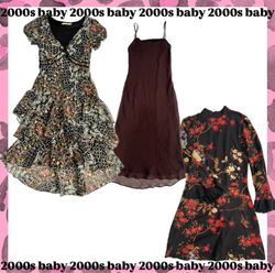 Chaîne florale : robes y2k