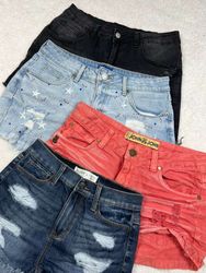 Mini denim shorts