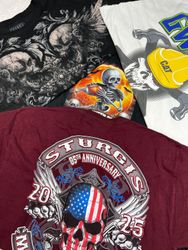 Skeleton printed t-shirts