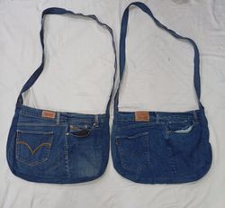 CR8961 UPCYCLED LEVI'S BAGS