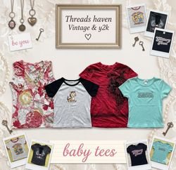 without sleeves Babe tees  & Y2K sleeves Baby Tees..
