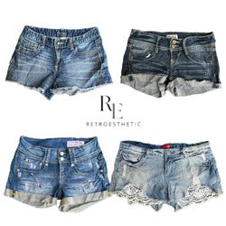 Y2K NYC IT GIRL DENIM SHORT RE-3374