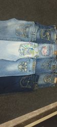 Y2K Jeans rhinestone mix