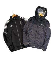 Branded windbreaker jacket
