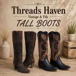 TH# 006 Vintage Tall Boots – Chic, Stylish & Easy ..