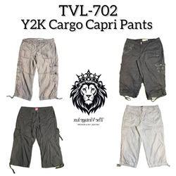 Y2K Cargo Capri Pants (TVL-702)