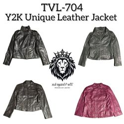 Y2K Unique Leather Jackets (TVL-704)
