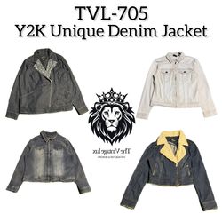 Y2K Unique Denim Jacket (TVL-705)