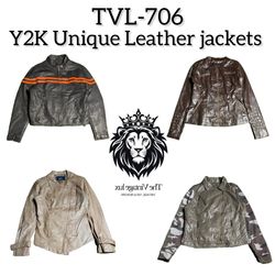 Y2K Unique Leather Jackets (TVL-706)