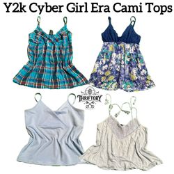 Y2K Cyber Girl Era Cami Tops TY-045