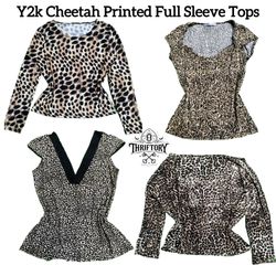 Y2K Animal Printed Full Sleeves Tops TY-046