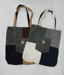 CR8986 UPCYCLED CARHARTT CORDUROY BAGS