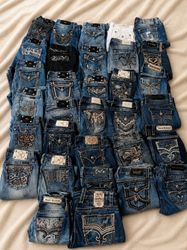 Y2k embroidery Jean