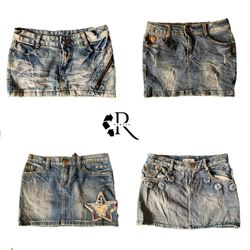 Y2K Paris Hilton Denim Mini Skirt RW2107