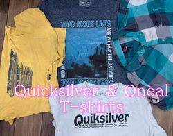 Quicksilver & Oneal T-Shirts -8 Pcs