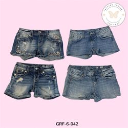 Miss Me Skinny Fit Denim Shorts – Cute Summer Esse..