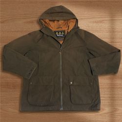 Barbour hooded jackets