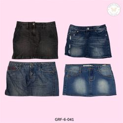 Classic Blue Denim Mini Skirt – Chic Casual Everyd..