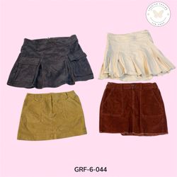 Trendy Corduroy Midi Skirt High Waist Vintage Deni..