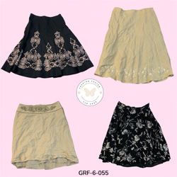 Fashionable Cotton Poly Skirt | Minimalist Chic Da..