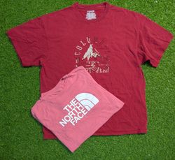 6110 - The North Face, Columbia Half Sleeves T-Shi..