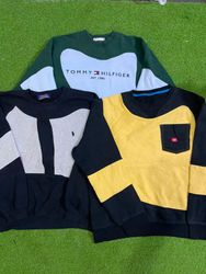 Upcycled Mixed branded sweatshirt