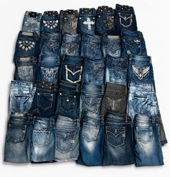 Y2k embroidery jeans