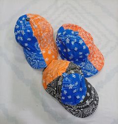 CR9019 UPCYCLED BANDANA CAPS