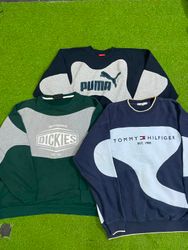 Upcycled Mixed branded sweatshirt