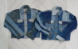 CR9022 UPCYCLED LEVI'S CROP JACKETS