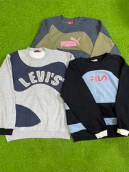 Upcycled Mixed branded sweatshirt