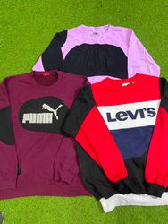 Pull en sweat mélangé revalorisé