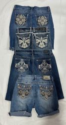 Y2K Mini Denim Short B # 150