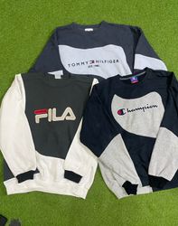 Pull en coton mélangé de marque recyclé