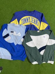 Upcycled Mixed branded sweatshirt