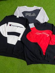 Upcycled Mixed branded sweatshirt