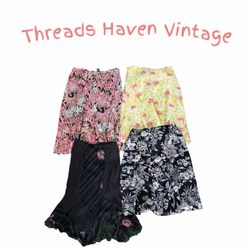 TH # 20 Y2K Printed Mini Skirt – Cute Vintage Aest..