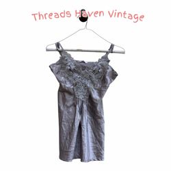 TH # 153 Vintage Y2K Embroidered Dress – Elegant, ..