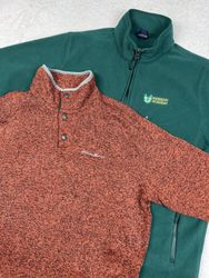 Mix branded fleece jacket
