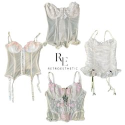 Y2K Romantic vibe Girl  Corset RE-3386
