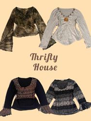 Y2K Fairy Grunge Long Sleeve Bundle(TH/470)