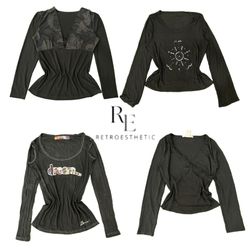 Y2K Cutesy Vibe Girl Full Sleeves Top RE-3390