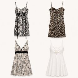 Y2k Monochrome Muse Mini dress