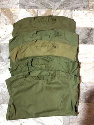 Vintage British Army Collarless Shirt / Military K..