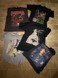 Premium music Band T-shirts 9 pcs