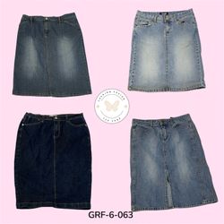 Trendy Long Denim Skirt for Women – Slim Fit Casua..